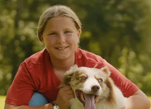 Children at ranch with horses